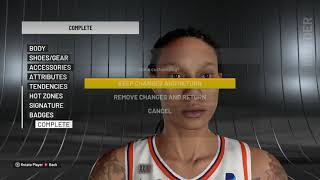 NBA 2K22 HOW TO EDIT WNBA PLAYER [upl. by Reinert]