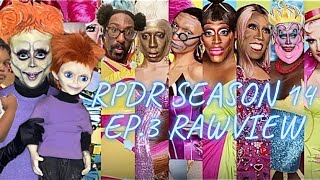 RPDR Season 14 Episode 3 RAWVIEW REVIEW [upl. by Conn96]