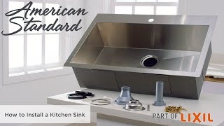 How to Install a Kitchen Sink [upl. by Haelat]