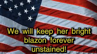 The Star Spangled Banner full version with lyrics [upl. by Sommer]