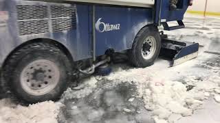 Zamboni Arena Ice Removal [upl. by Subir]