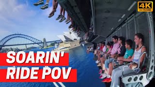 Soarin At Epcot IMAX Flight Ride 4K POV [upl. by Kcirtapnaes444]