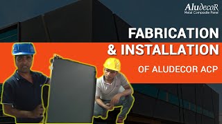 Fabrication amp Installation of Aludecor Aluminium Composite Panel [upl. by Nylaehs]