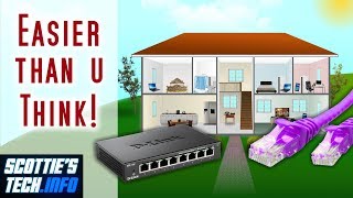 No more WiFi How to wire your house for Internet [upl. by Acnalb]