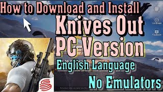 How to Download and Play Knives Out PC Version on Windows English Language [upl. by Murdock329]