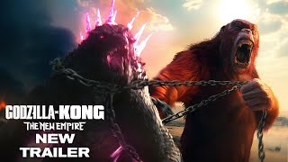 GODZILLA X KONG THE NEW EMPIRE Trailer 2024 [upl. by Leroi]