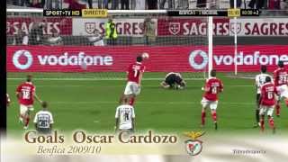 OSCAR CARDOZO the best ofgoals benfica 2010 HD [upl. by Earej358]