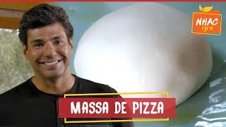 Como fazer MASSA DE PIZZA CASEIRA com fermentação natural  Felipe Bronze  Perto do Fogo [upl. by Sharia]