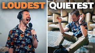 Worlds Loudest vs Quietest Room  See What Happens Inside [upl. by Juliane]