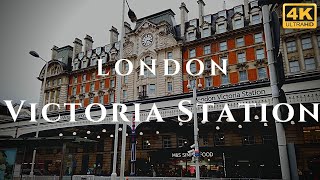 London Victoria Station Walk Through England 4K [upl. by Ennad]