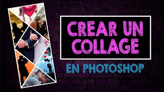 Cómo crear un Collage en Photoshop Tutorial FACIL [upl. by Koblas]