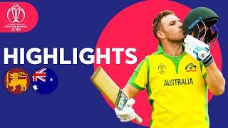 Finch Smashes Super 153  Sri Lanka vs Australia  Match Highlights  ICC Cricket World Cup 2019 [upl. by Llednew]