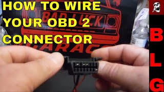 OBD II CONNECTOR WIRING FOR LS SWAPS [upl. by Delcine]