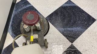 Stripping and Waxing VCT FLOORS the right way How Rodriguez Cleaning does floor cleaning [upl. by Adile867]