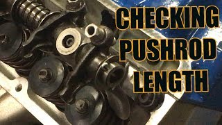 Checking pushrod length Part 1 FE Build 1 [upl. by Alrad]