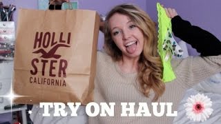 Try On Haul Forever 21 Victorias Secret Hollister amp More [upl. by Yra]