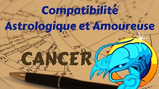 Compatibilité Astrologique et Amoureuse du signe Cancer ♋ [upl. by Sand]