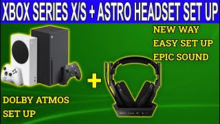 How To Set Up XBOX Series XS And Astro Headsets A50 Wireless [upl. by Liebman]