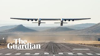 Stratolaunch plane with worlds longest wingspan takes off and successfully lands [upl. by Alcot]