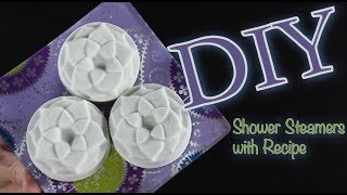 DIY Shower Steamers with Recipe  How To Make Shower Fizzies  untidyartist [upl. by Enidaj]