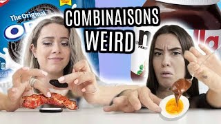 VOS COMBINAISONS DE BOUFFE WEIRD  Avec MarieJo [upl. by Iorio]