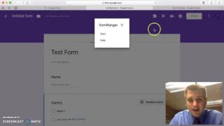 Tech Tip  14  Google Forms  Auto Populate form choices [upl. by Kelsi962]