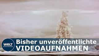 HISTORISCHE AUFNAHMEN Russland veröffentlicht Videos von der Zündung der Zar Bombe [upl. by Cohin183]