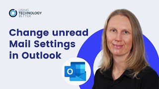 How to change unread mail settings in Microsoft Outlook [upl. by Oiratno]