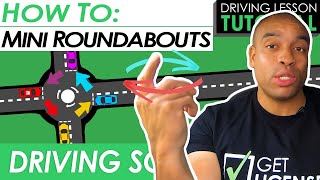 Mini Roundabouts Explained and Demonstrated  Driving Tutorial  Updated 2023 [upl. by Berkin986]