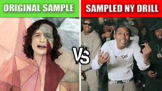 ORIGINAL SAMPLE VS SAMPLED NY DRILL SONGS [upl. by Elraet290]