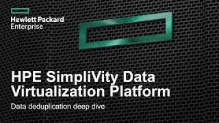 Demo Data Deduplication with HPE SimpliVity Hyperconverged Infrastructure [upl. by Esiouqrut712]