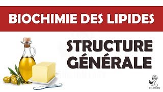 Biochimie  Structure générale des Lipides [upl. by Selokcin]