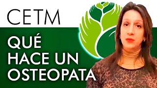 ¿La Osteopatia qué es ¿Qué hace un Osteópata  Programa de Formación Profesional en Osteopatía [upl. by Tris573]