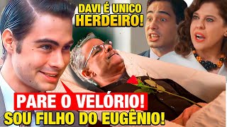 ALÉM DA ILUSÃO  Davi PARA VELÓRIO DO EUGÊNIO e revela SEGREDO  Resumo novela capítulo de hoje [upl. by Pelletier]