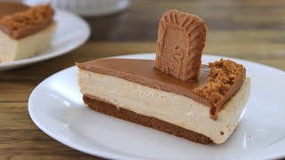 NoBake Lotus Biscoff Cheesecake Recipe  Cookie Butter Cheesecake Recipe [upl. by Ynalem]