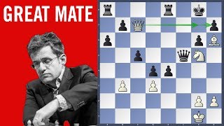 Great mate  Aronian vs Anand Blitz game  Grand Chess Tour 2018 Your Next Move  Leuven [upl. by Ahsienar]