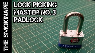 Lock Picking  Master Lock No3 Padlock  TheSmokinApe [upl. by Korella]