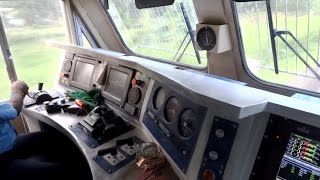 IRFCA Inside Rajdhani Express Locomotive Ultimate Cab Ride in WDP4D Engine [upl. by Dunham304]