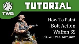 Bolt Action Tutorial How To Paint Waffen SS  Plane Tree Autumn Camo [upl. by Epifano]