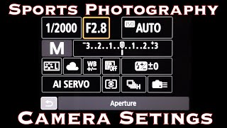 Sports Photography Camera Settings [upl. by Nevak398]