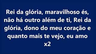 Livres Para Adorar  Rei Da Glória Playback com letra [upl. by Donahoe712]