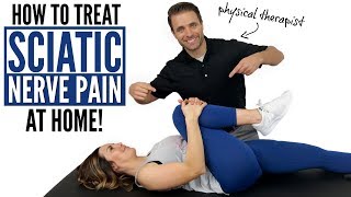 How To Treat Sciatic Nerve Pain At Home  Stenosis [upl. by Sutton]