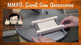 Two Must Have Scroll Saw Accessories Blade holdersmall parts jig Mustache Mike [upl. by Sehguh]