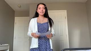 Personal Narrative Speech COM 181 Basic Public Speaking [upl. by Adrianna]