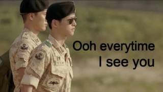 EVERYTIME Chen ft Punch OST Descendants of the Sun lyric [upl. by Aruabea]