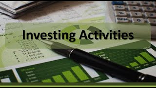 Cash Flows Investing Activities [upl. by Tracee950]