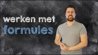 Verbanden  Werken met formules [upl. by Aekal402]