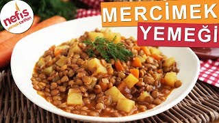 Yeşil Mercimek Yemeği Nasıl Yapılır Çok besleyici çok lezzetli  Nefis Yemek Tarifleri [upl. by Serra]