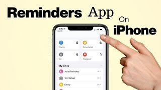 Beginners Tutorial to Reminders App on iPhone 2021 [upl. by Jefferson]