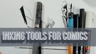 Inking Tools For Comics [upl. by Annid236]